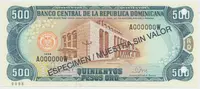 Dominikánská republika, 500 Pesos Oro 1998, P.157s3