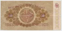 Československo, 50 Koruna 1919, série 0007, Hej.11a - fotografie 2