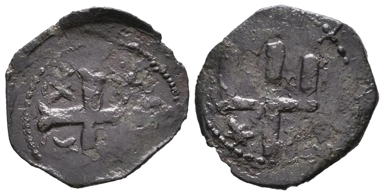 AE Trachy, anonymní, Pravoslavný kříž / Carský monogram, — 1