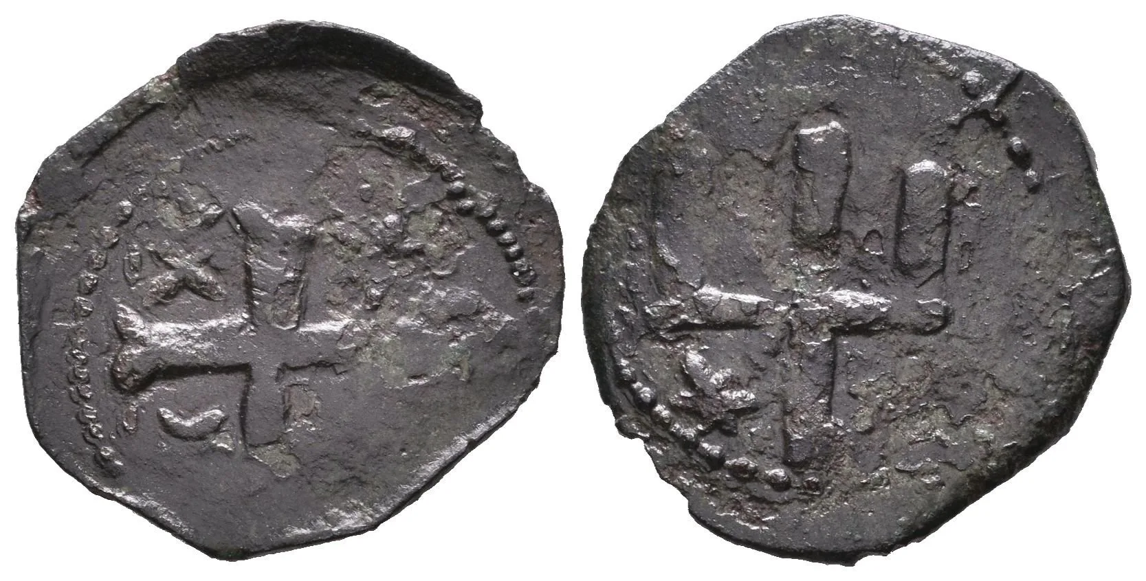 AE Trachy, anonymní, Pravoslavný kříž / Carský monogram, — 1