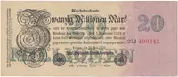 Německo, 20 Millionen Mark 1923, Ro.96c
