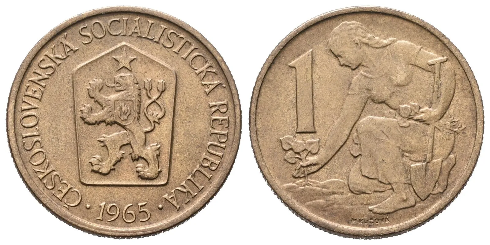 1 Koruna 1965