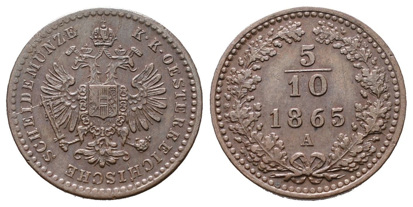 5/10 Krejcar 1865 A