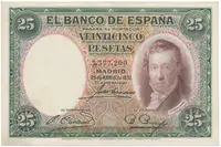 Španělsko, 25 Pesetas 1931, P.81