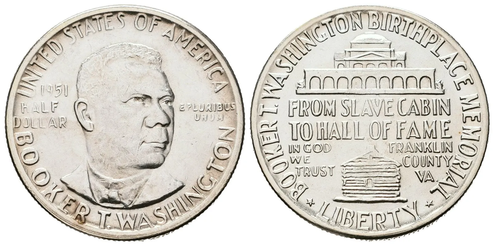 USA, 1/2 Dollar 1951 - Booker T. Washington