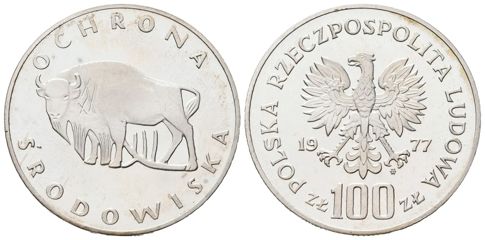 Polsko, 100 Zlotých 1977 - PROOF
