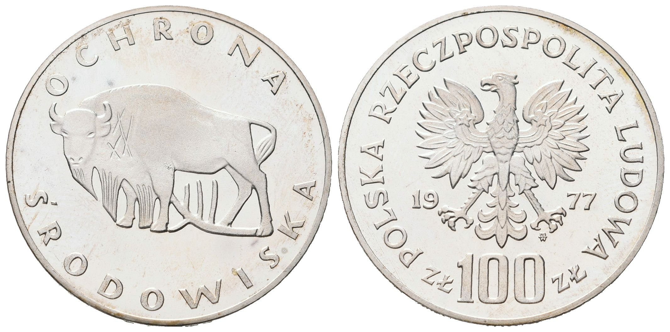 Polsko, 100 Zlotých 1977 - PROOF