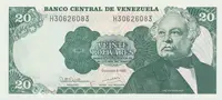 Venezuela, 20 Bolivares 1992, P.63d