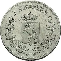 Norsko, Oscar II., 1872 - 1907 — 2