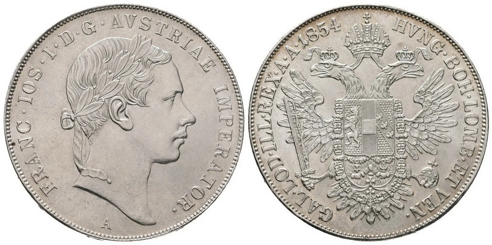 Konvenční měna, 1848 - 1857 — 1