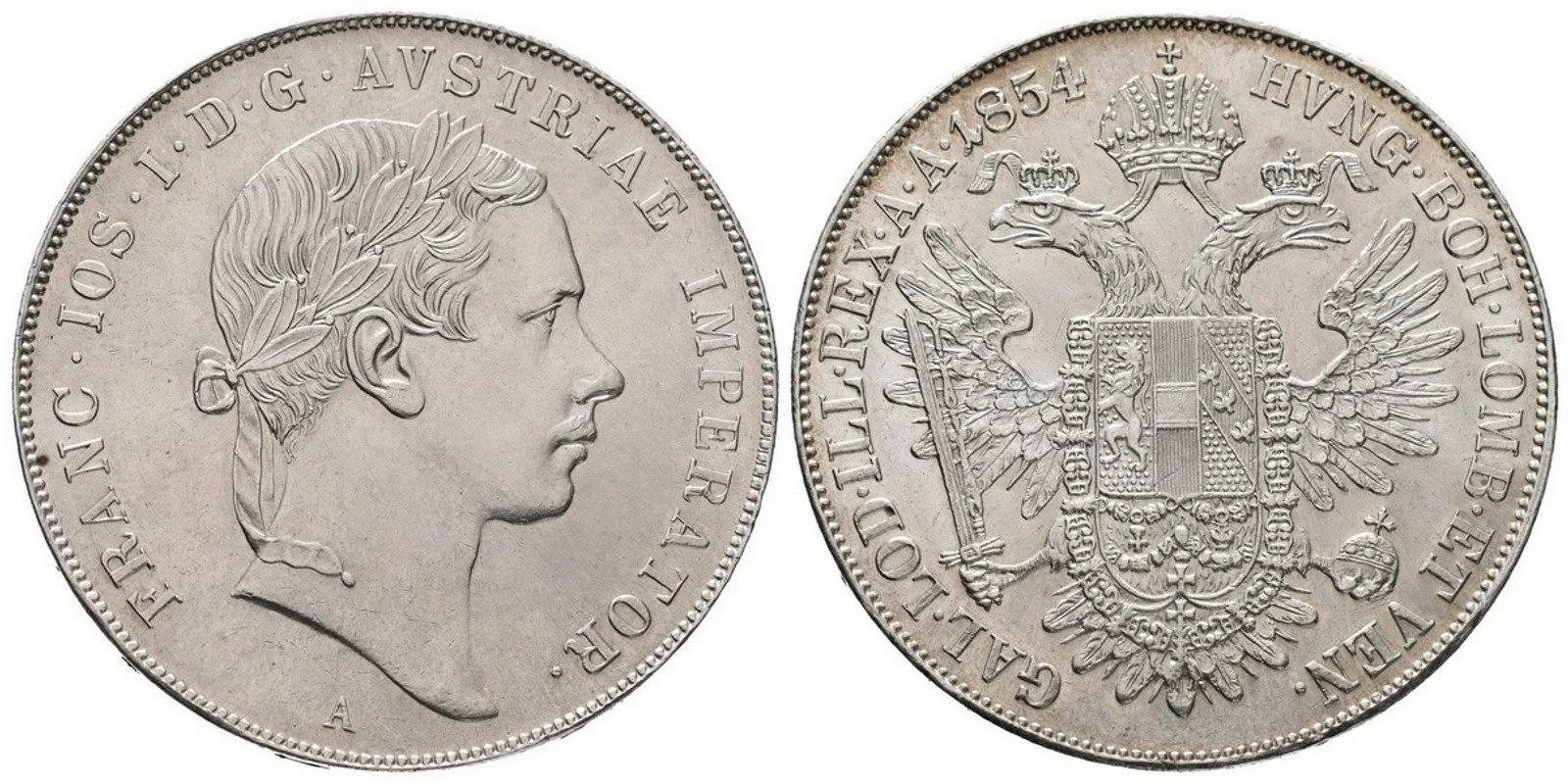 Konvenční měna, 1848 - 1857 — 1