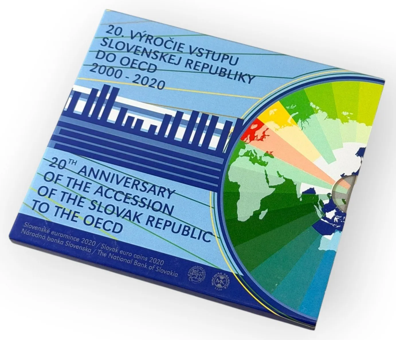 Ročníková sada mincí 2000 - 2020 - 20.výročí vstupu SR do OECD