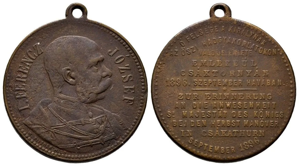 František Josef I., medaile vojenských manévrů — 1