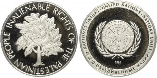 AR Medaile 1981 - OSN, Ag 0,925, 38 mm (19,74 g), PROOF