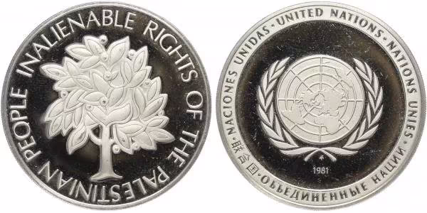 AR Medaile 1981 - OSN, Ag 0,925, 38 mm (19,74 g), PROOF