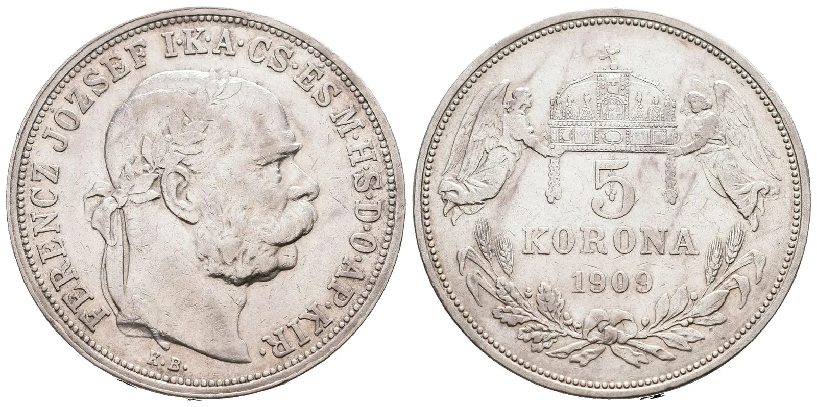 5 Koruna 1909 KB