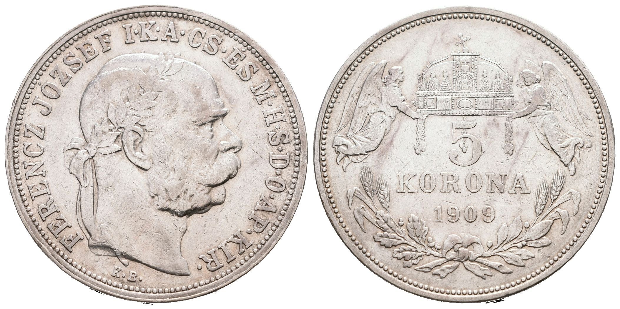 5 Koruna 1909 KB