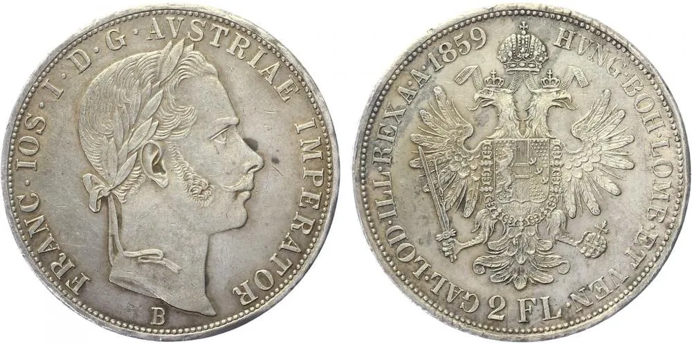 Rakouská a spolková měna, 1857 - 1892 — 1
