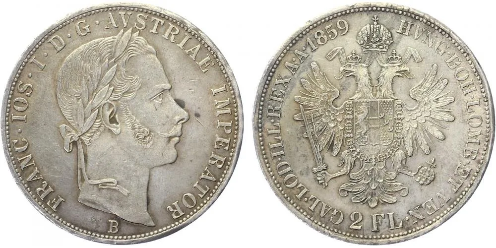 Rakouská a spolková měna, 1857 - 1892 — 1