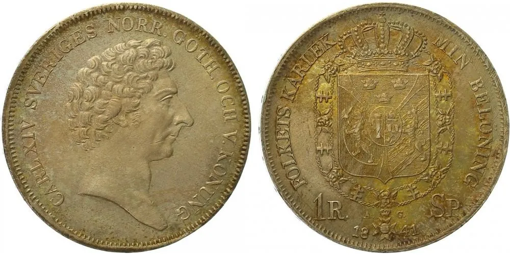 Švédsko, Carl XIV Johan, 1818 - 1844 — 1
