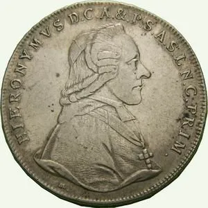 Salzburg - arcibiskupství, Hyeronymus Colloredo, 1772 - 1803 — 1