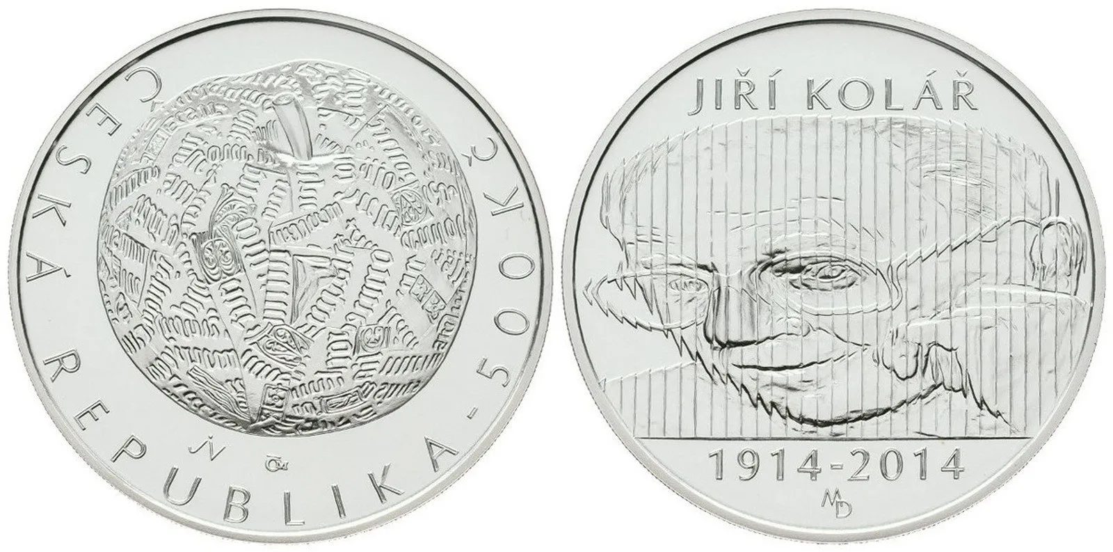 500 Kč 2014 - Jiří Kolář