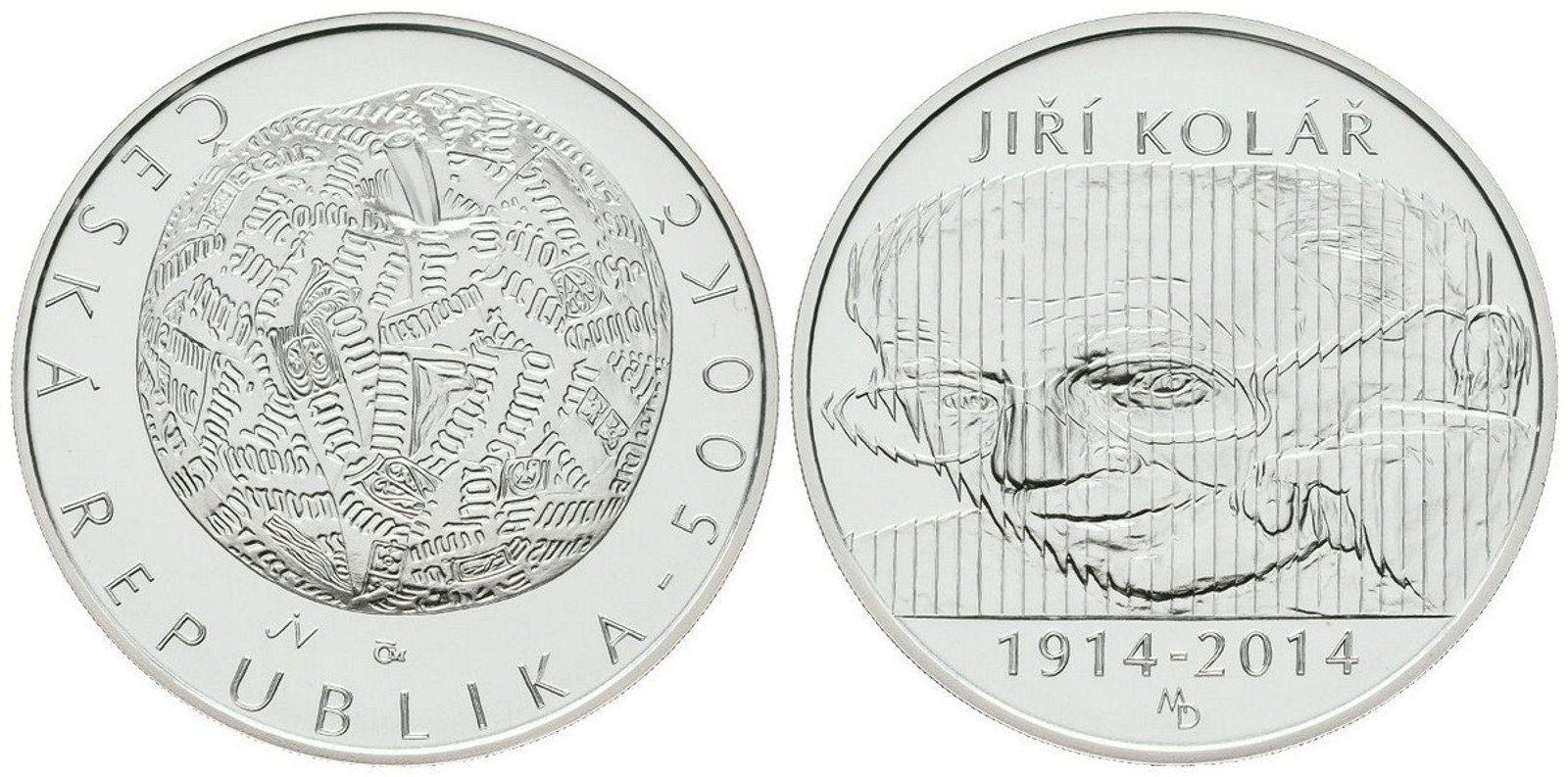 500 Kč 2014 - Jiří Kolář