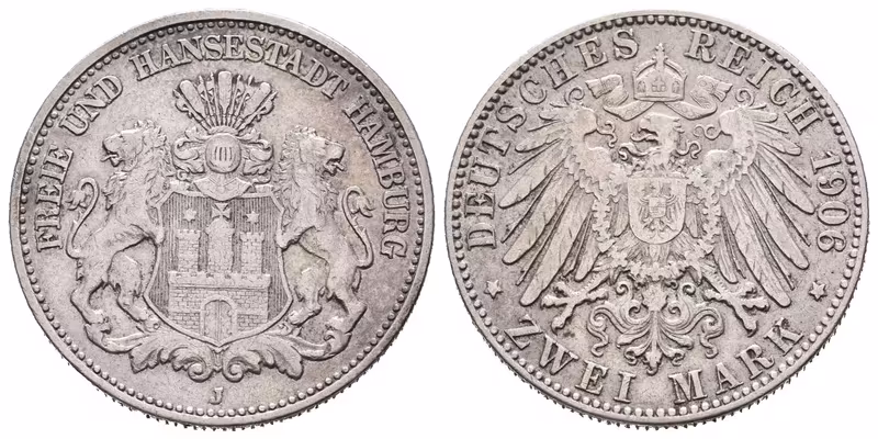 Hamburg, 2 Marka 1906