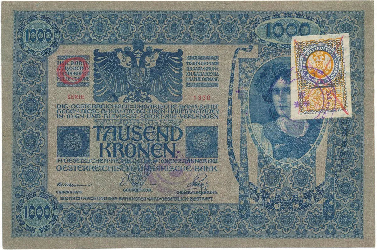 Razítkované R-U bankovky na Balkáně 1919-1921 — 1