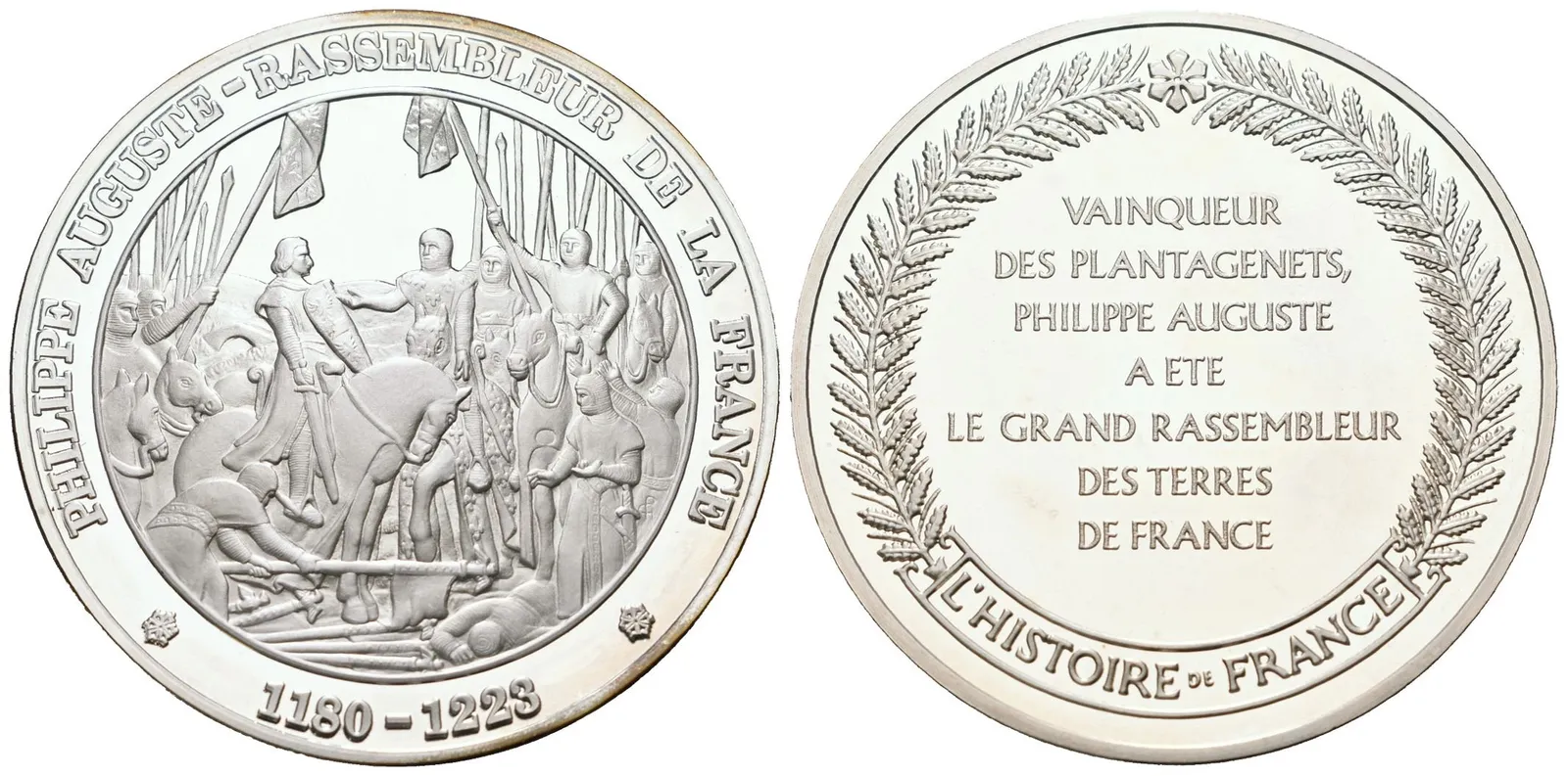 Francie - AR Medaile b.l. - Philippe-Auguste
