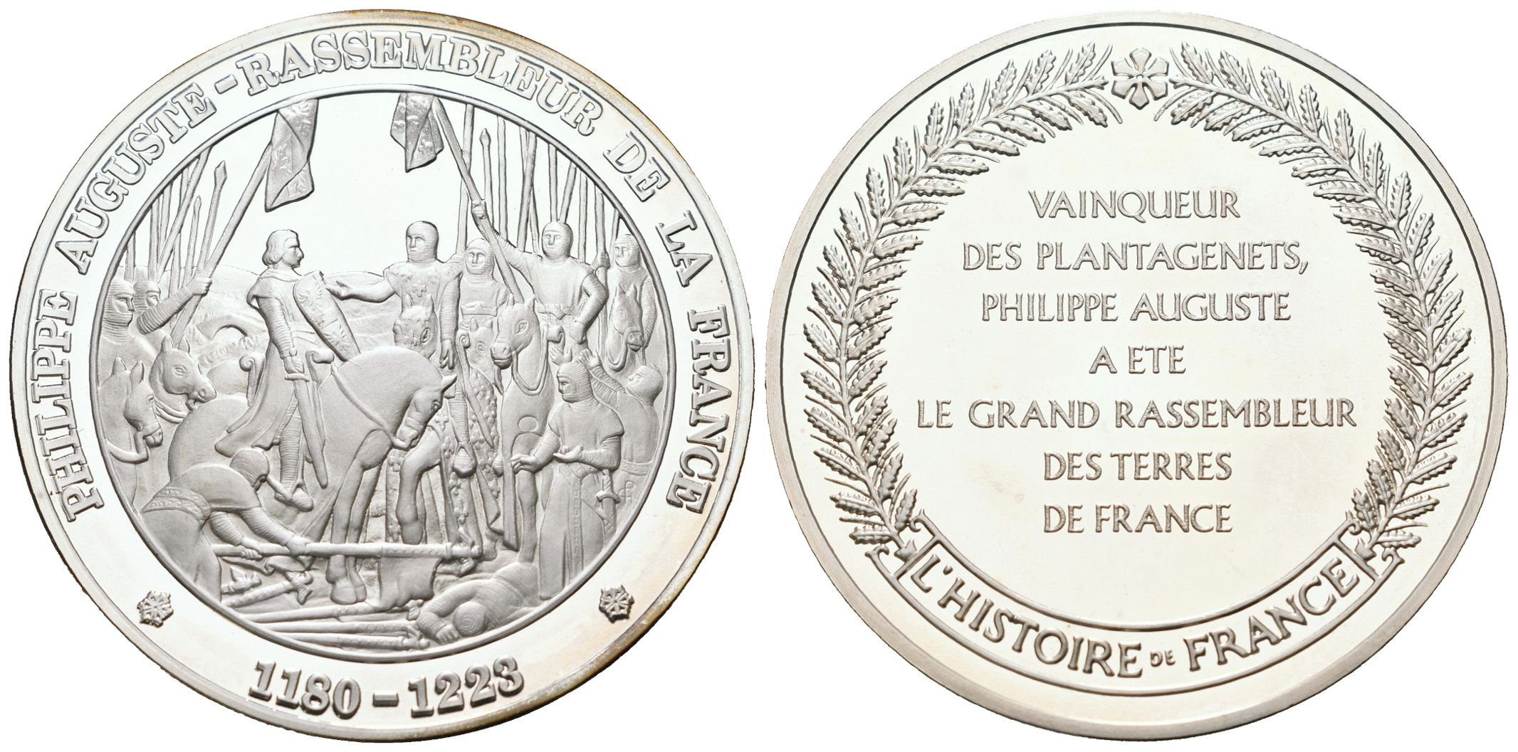 Francie - AR Medaile b.l. - Philippe-Auguste