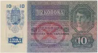 Rakousko - Uhersko, 10 Koruna 1915, bez přetisku, Hej.RU14a - fotografie 2