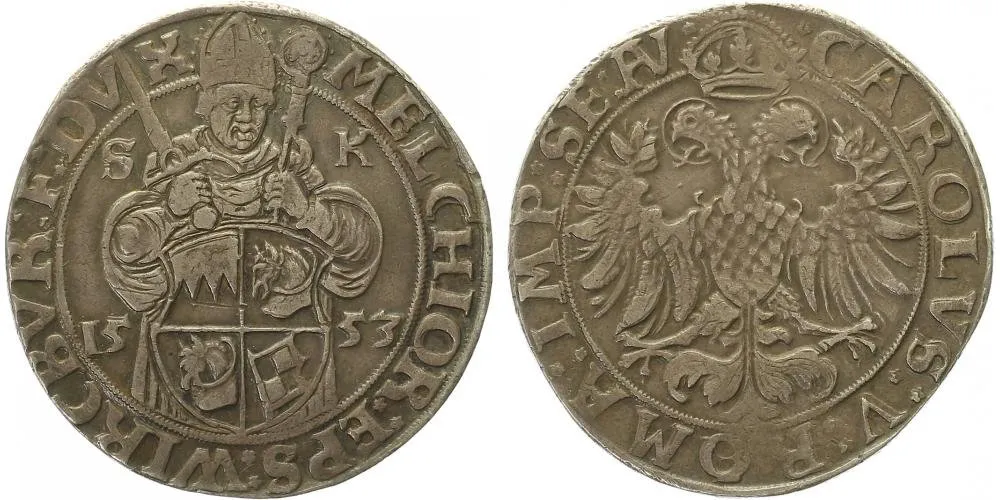 Würzburg - biskupství, Melchior Zobel von Giebelstadt, 1544 - 1558 — 1