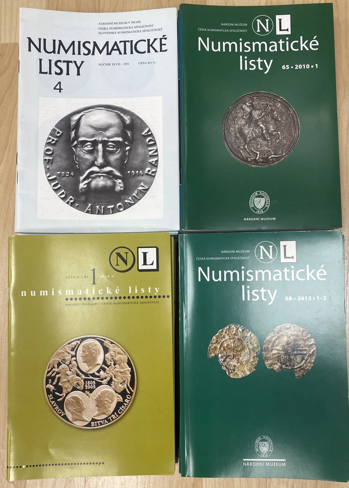 Numismatické listy 1992 - 2016