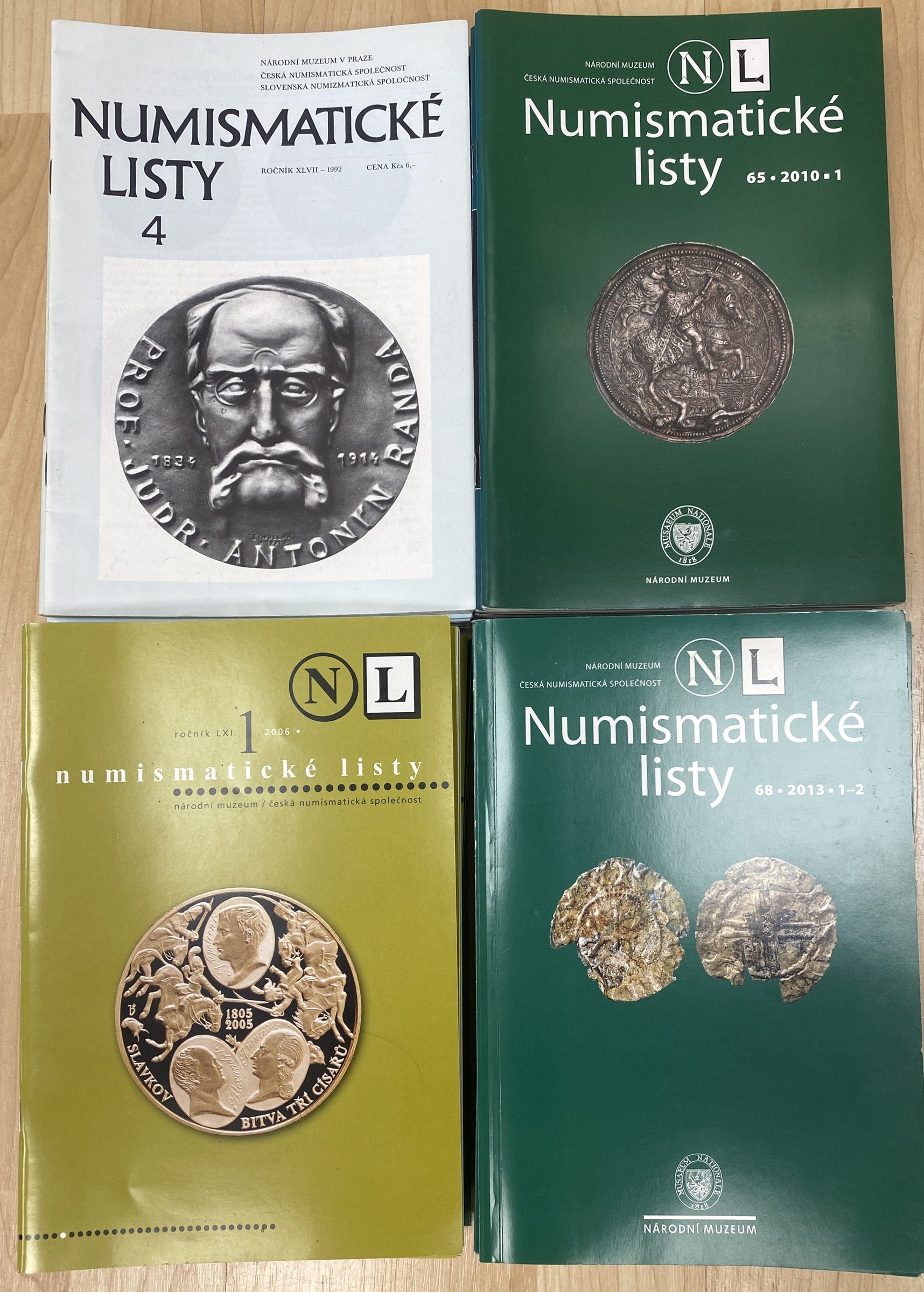 Numismatické listy 1992 - 2016