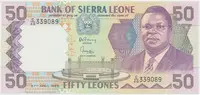 Sierra Leone, 50 Leones 1989, P.17b