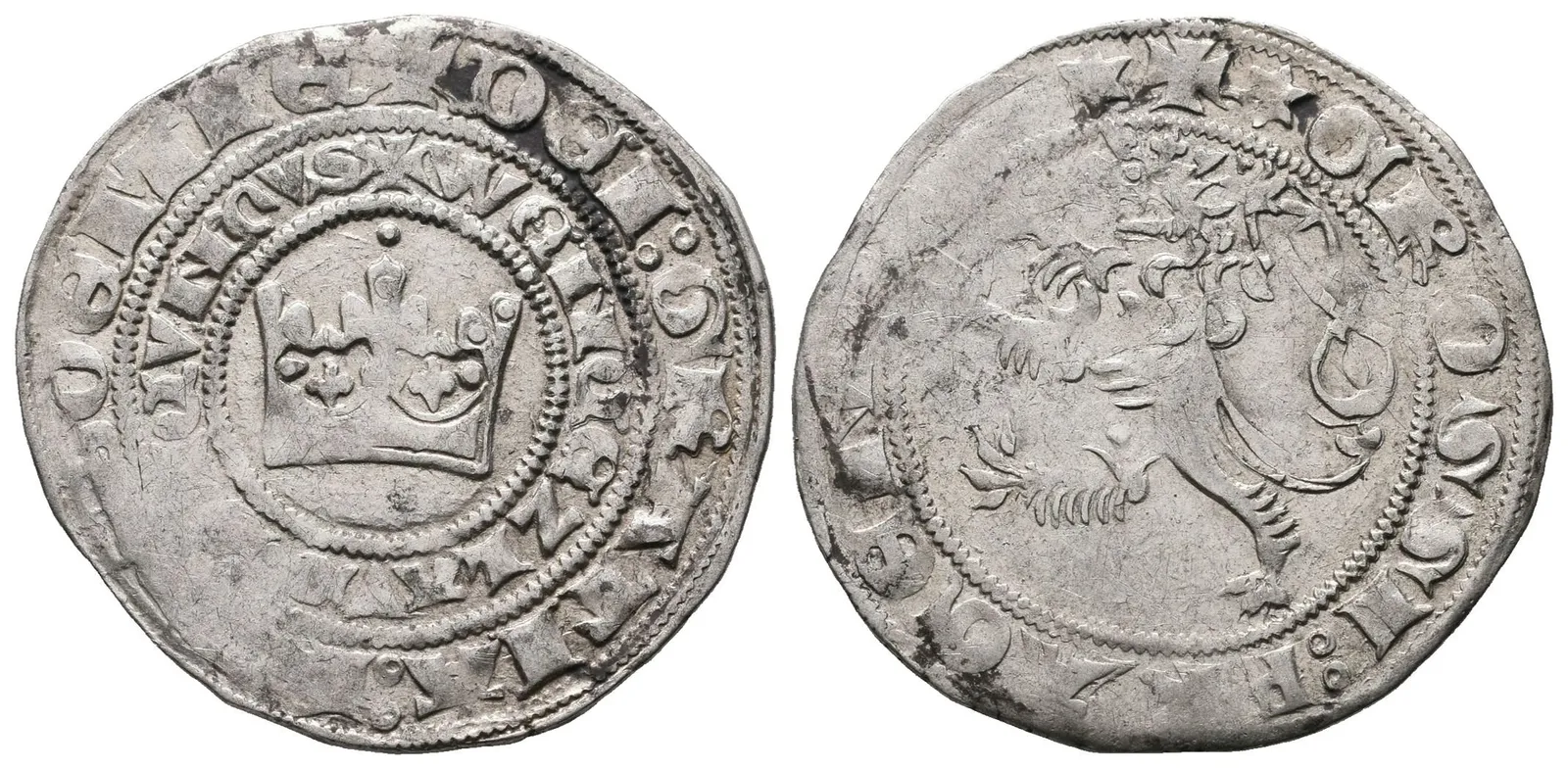 Jan Lucemburský, Pražský groš, Castelin 1