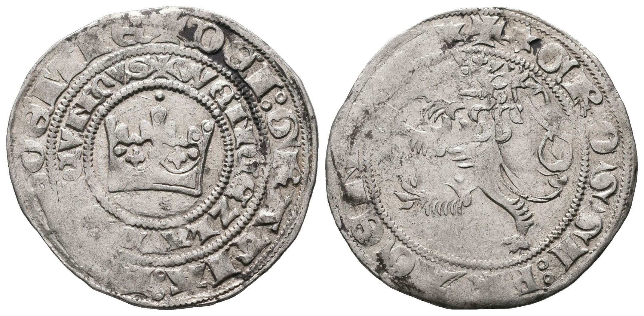 Jan Lucemburský, Pražský groš, Castelin 1