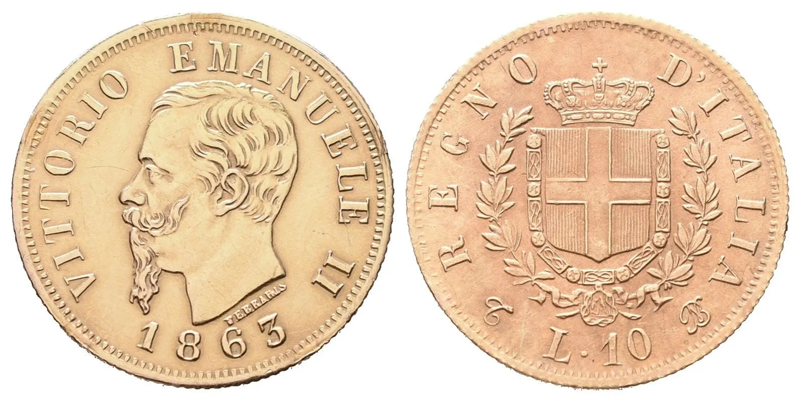 Itálie, Vittorio Emanuele II., 1861 - 1878 — 1