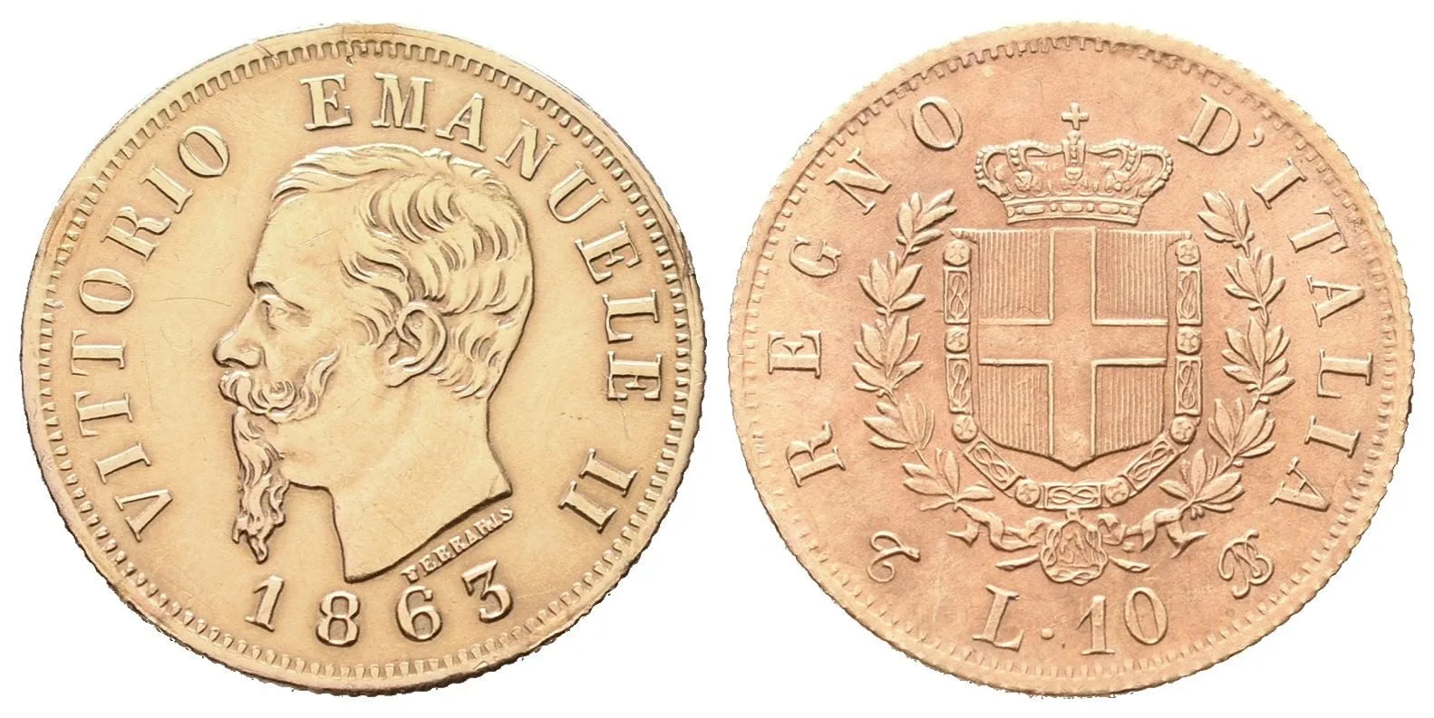 Itálie, Vittorio Emanuele II., 1861 - 1878 — 1