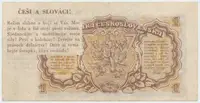 Československo, 1 Koruna 1953, Hladová koruna - politická propaganda, Hej.89.HK - fotografie 2