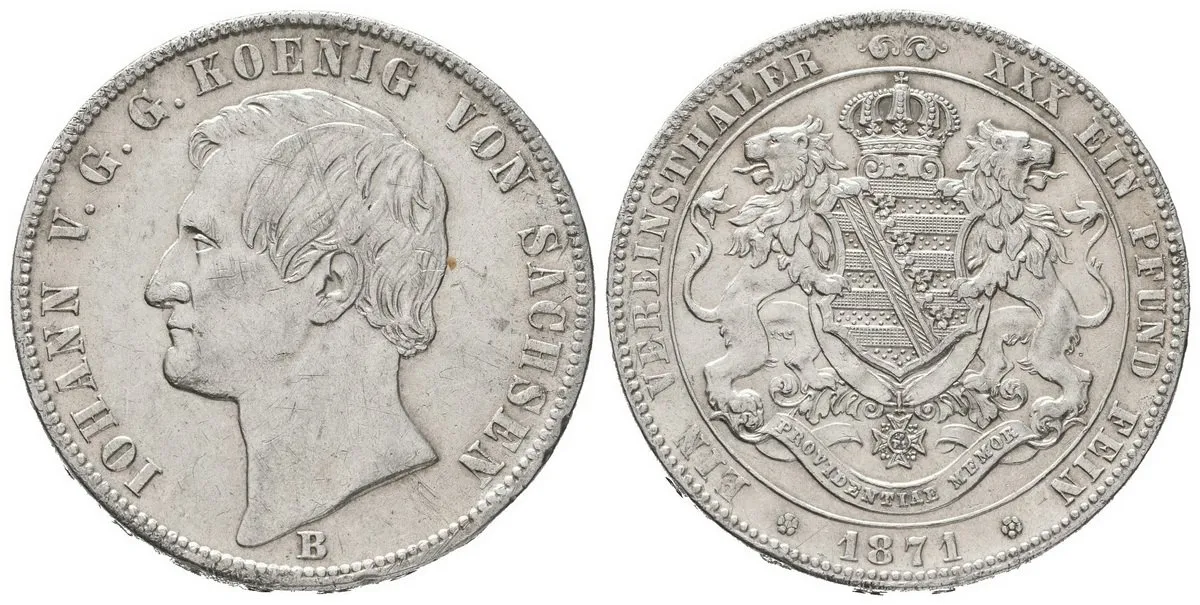 Sasko, Johann, 1854 - 1873 — 1