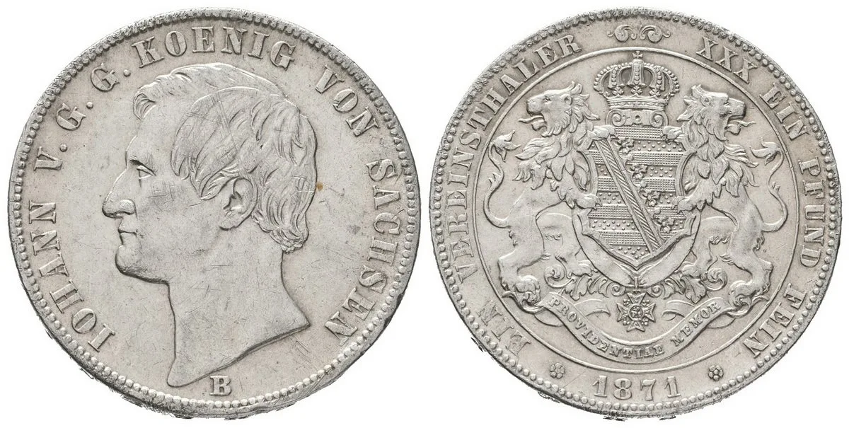 Sasko, Johann, 1854 - 1873 — 1