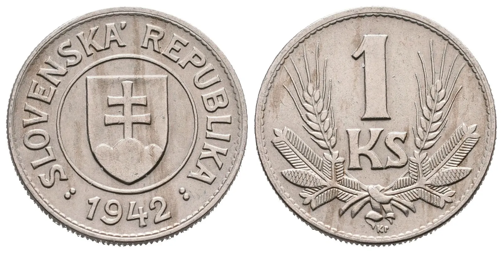 1 Koruna 1942 - varianta B