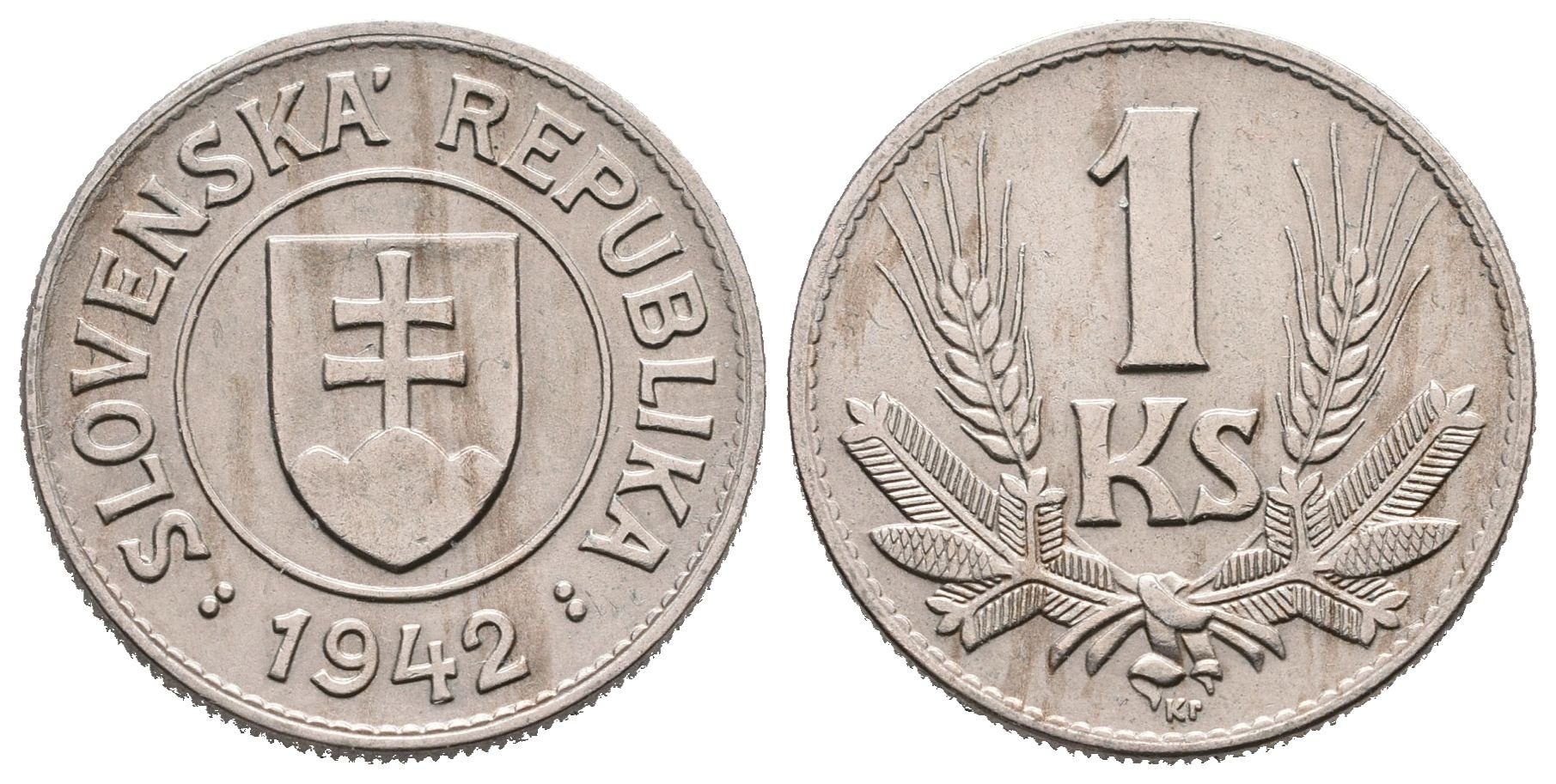 1 Koruna 1942 - varianta B