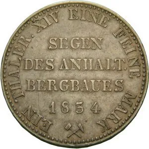Anhalt - Bernburg, Alexander Carl, 1834 - 1863 — 1