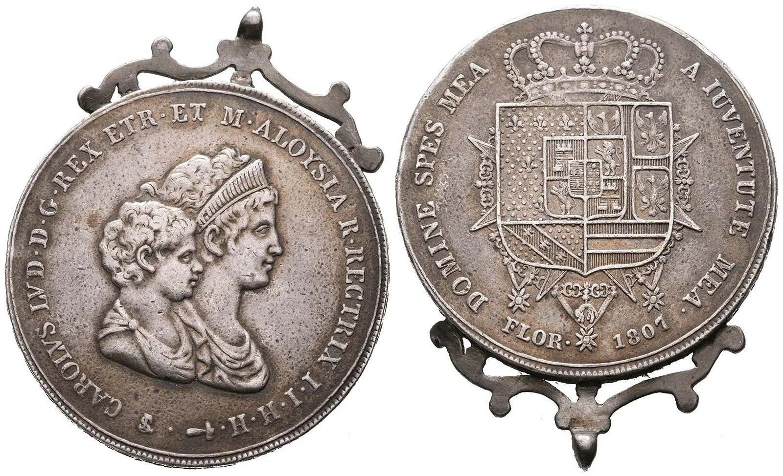 Itálie - Toskánsko, Carolo Ludovico a Maria Louisa, 1803 - 1807 — 1