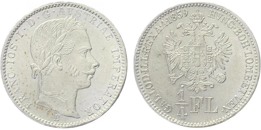 Rakouská a spolková měna, 1857 - 1892 — 1
