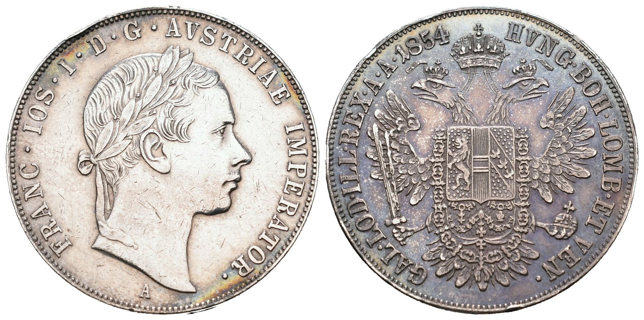 1/2 Tolar 1854 A