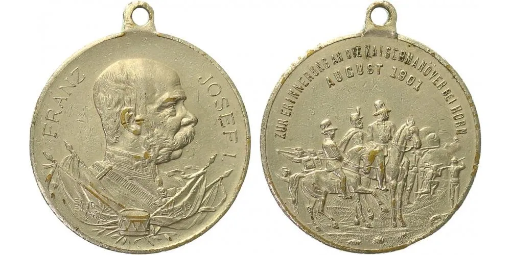 František Josef I., medaile vojenských manévrů — 1
